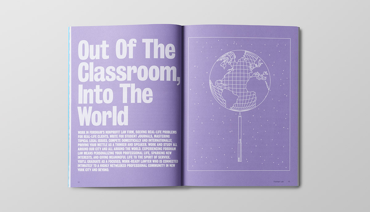 Fordham Viewbook Design