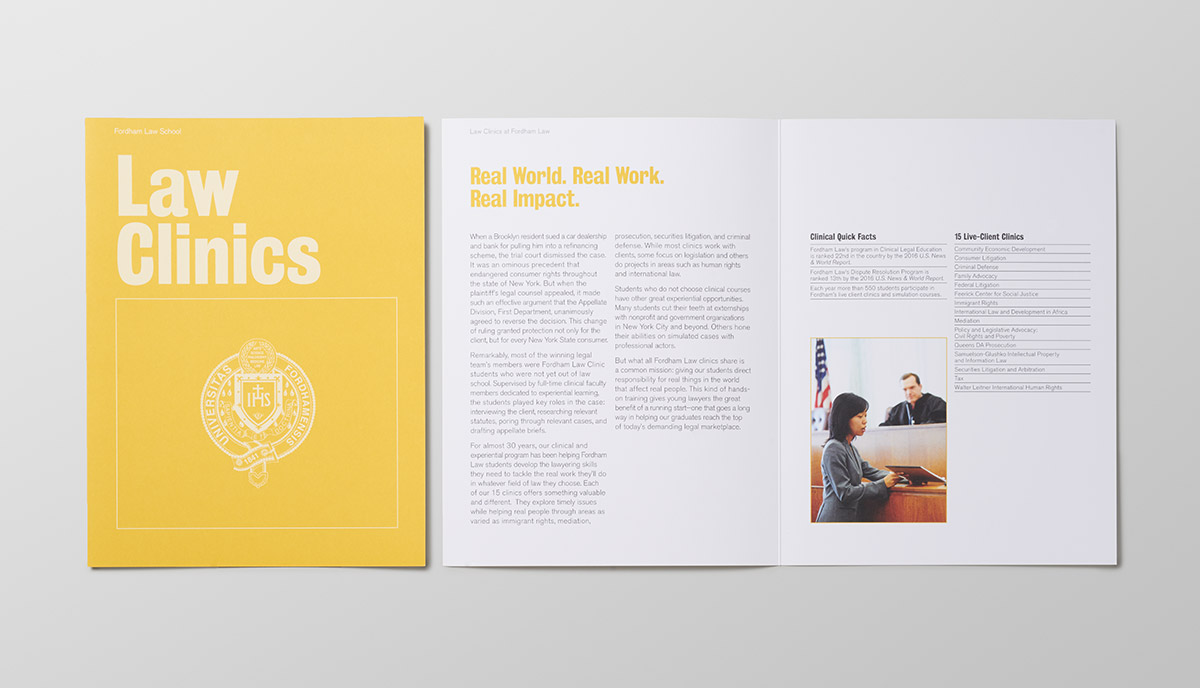 Fordham Viewbook Design